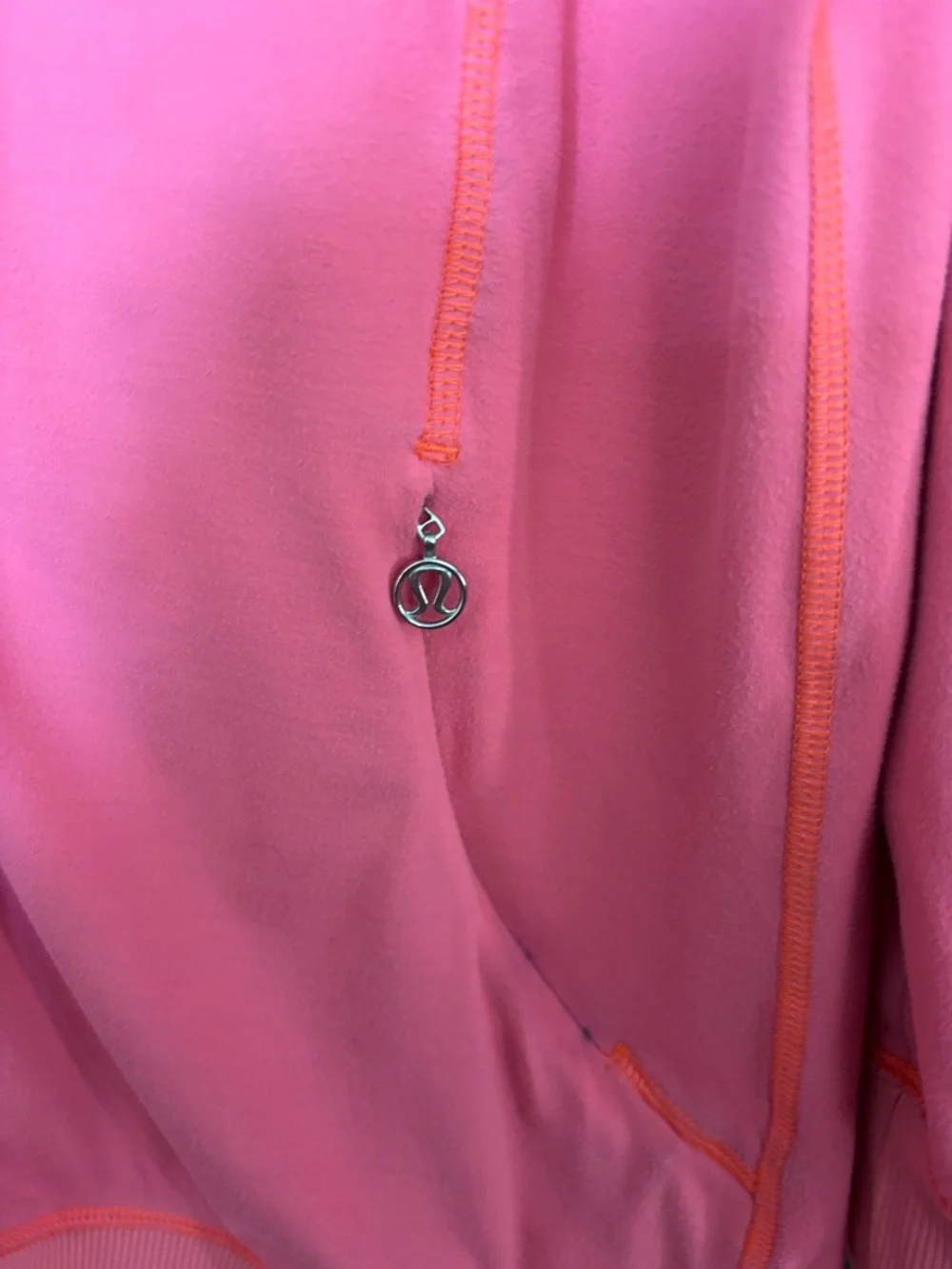 lululemon athletica Pink & Coral Zip-Up Bomber Jacket